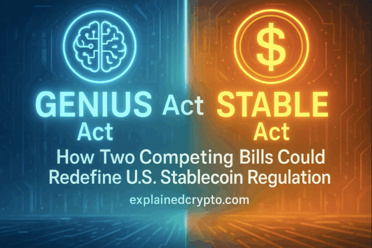 GENIUS Act vs STABLE Act: How Two Competing Bills Could Redefine U.S. Stablecoin Regulation GENIUS Act vs STABLE Act: How Two Competing Bills Could Redefine U.S. Stablecoin Regulation