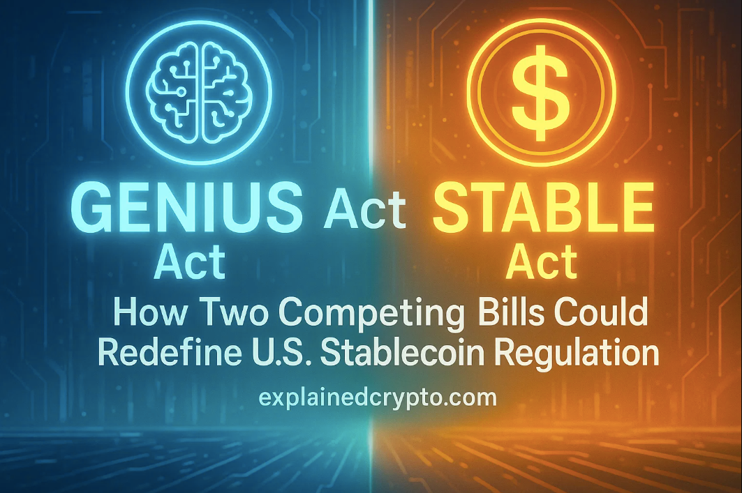 GENIUS Act vs STABLE Act: How Two Competing Bills Could Redefine U.S. Stablecoin Regulation